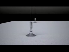 고정된 헝거를 연결하고 흡수 앵커를 연결하는 서스펜션