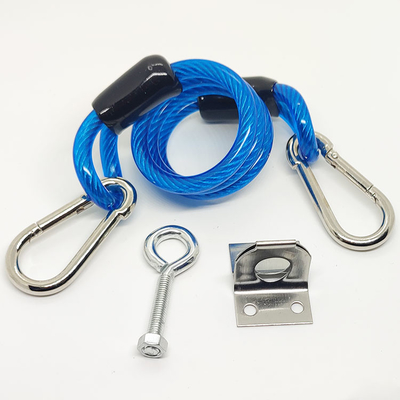 코일 맬끈은 루프 또는 핸드백 치안 맬끈 번지 코일 키 체인 도구 맬끈을 벨트를 감기 위해 첨부합니다