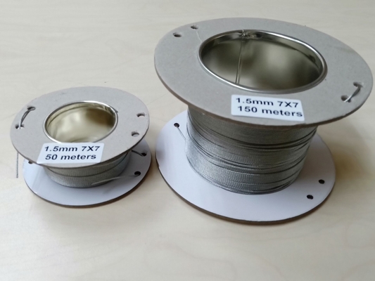 크기 케이블 PVC PU PA PE는 철연선을 코팅했습니다