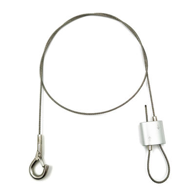 펜던트 스피커용 서스펜션 키트 안전 와이어 로프, 천장 스피커용 루핑 그리퍼, 천장 장착, 매달린 조명 잠금 카메라 DIY 스피커, 홀 바 전시 매장