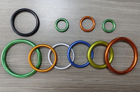 맞춤형 파란색 아노다이징 마감 링 슬링 링 아기띠용 편안하고 내구성 있는