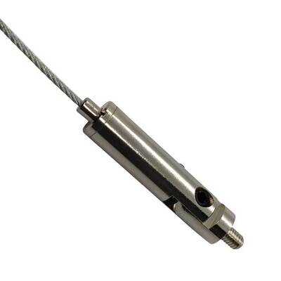 스테인레스 스틸 케이블 클래퍼 실펜딩 천장 조직용 외부 스레드 와이어 로프 클램핑 클래퍼 포함