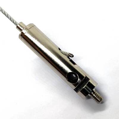 스테인레스 스틸 케이블 클래퍼 실펜딩 천장 조직용 외부 스레드 와이어 로프 클램핑 클래퍼 포함