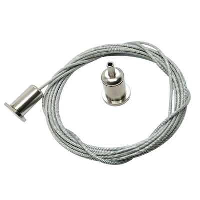 トラックライト サスペンションキット ケーブルグリッパー(天井アタッチメント付き)ライトハンギングキット ケーブルグリッパー