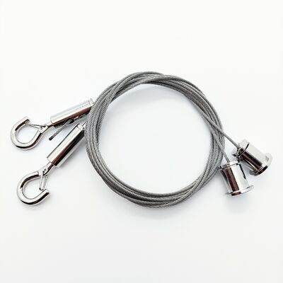 공장 도매 LED 패널 조명 서스펜션 조명 키트 와이어 걸이 빠르게 조절 가능한 후크 그리퍼