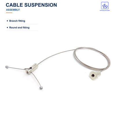 Branch Cable Suspension Assembly with Round End Fitting
