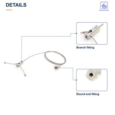 Branch Cable Suspension Assembly with Round End Fitting
