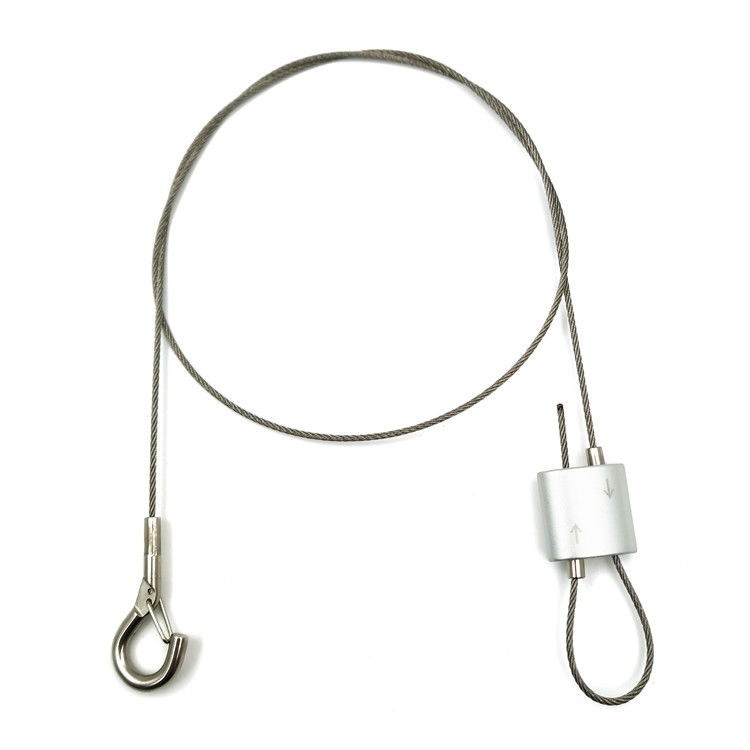 펜던트 스피커용 서스펜션 키트 안전 와이어 로프, 천장 스피커용 루핑 그리퍼, 천장 장착, 매달린 조명 잠금 카메라 DIY 스피커, 홀 바 전시 매장