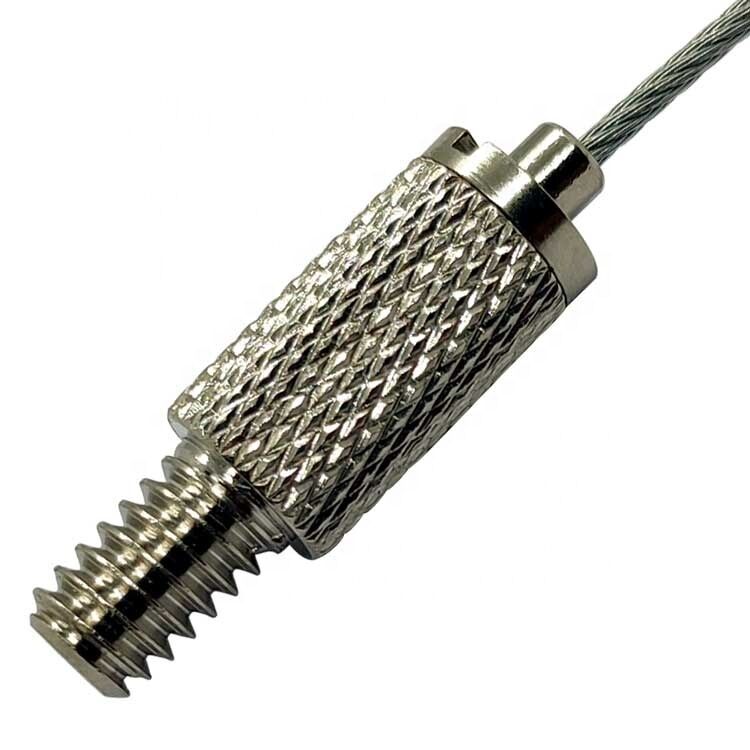 OEM 도매 G450 케이블 톡글 와이어 홀더 그립퍼 경직 퇴색 저항 벽 고정 금속 클립 로프 잠금 키트