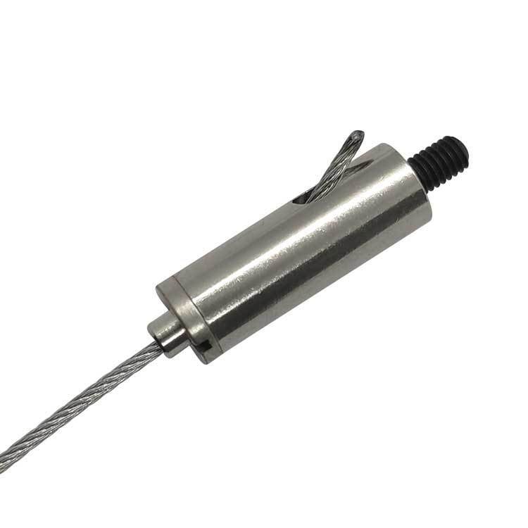 스테인레스 스틸 케이블 클래퍼 실펜딩 천장 조직용 외부 스레드 와이어 로프 클램핑 클래퍼 포함