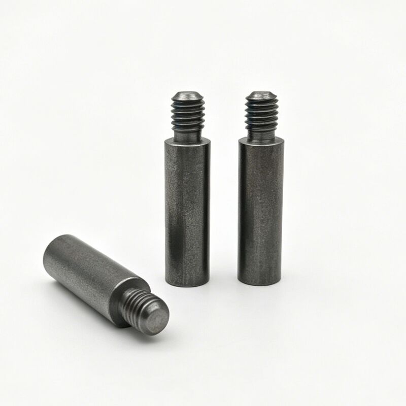 Custom Slotted Circular Spacer Screw Steel Zinc Plated Male to Female Cnc Machining Hardware Fitting
